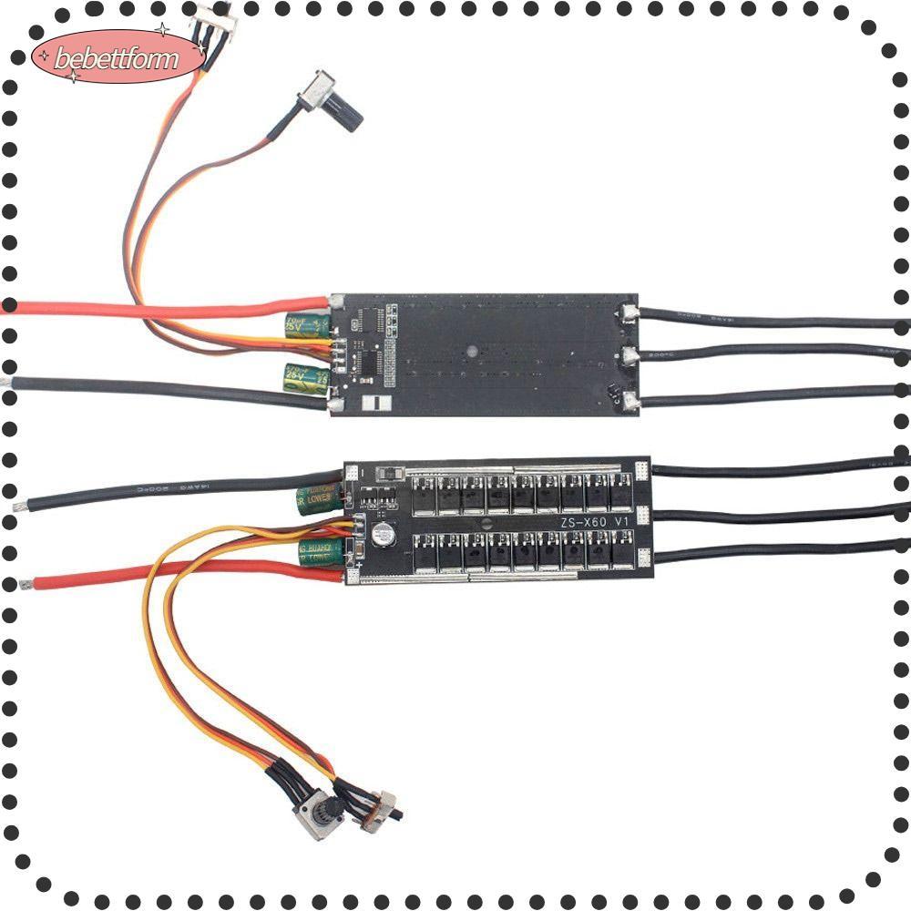 BEBETTKISS มอเตอร์ไร้แปรงไดร์เวอร์, DC 6-24V 1000W BLDC Hallless DC มอเตอร์ไดรฟ์, ความเร็วสูง 3-Phas