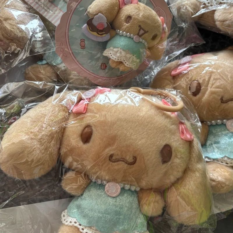 Sanrio Cafe Limited Black Skin Mocha Cinnamon Dog Mocha จี้สุนัขหูใหญ่น่ารัก/m4.24
