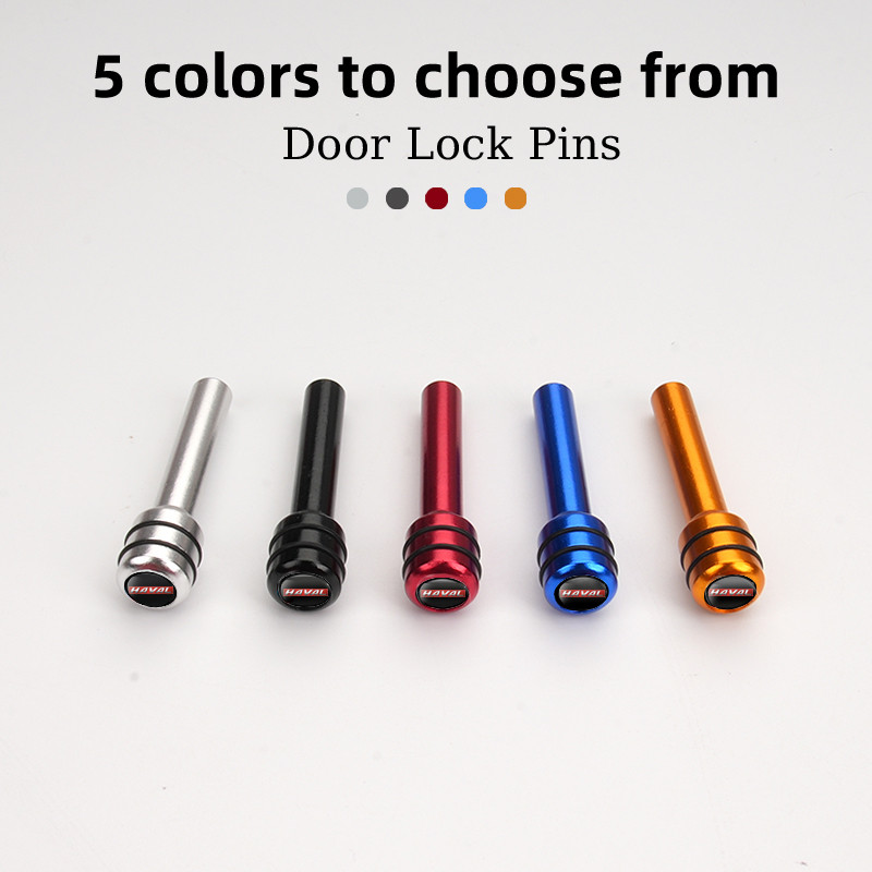 2/4pcs สําหรับ Haval M4 H2 H3 H6 H5 H9 H8 H7 H6Sport Coupe รถประตูล็อค Knob Pins Caps ครอบคลุมอุปกรณ