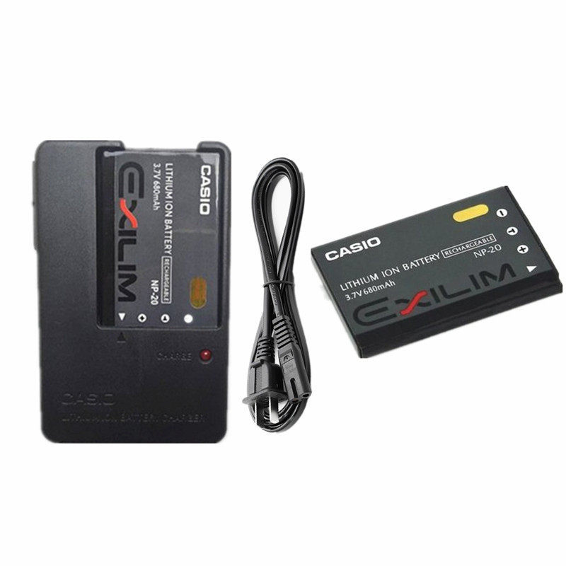เครื่องชาร์จ + แบตเตอรี่เหมาะสําหรับ Casio EX-Z5 Z6 Z7 Z8 S1 S2 S3 S4 Z75 กล้อง NP20