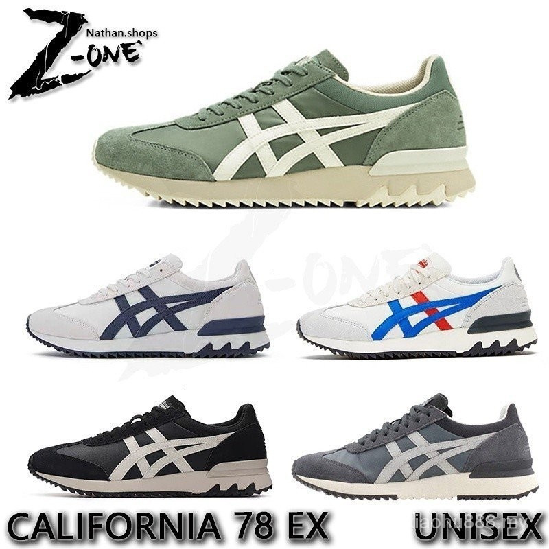 | ADYH MK4B Onitsuka California 78 ด้านหน้าผู้ชาย Low-Top หนาSoled รองเท้าลําลองคลาสสิก Retro 4W5Y Y