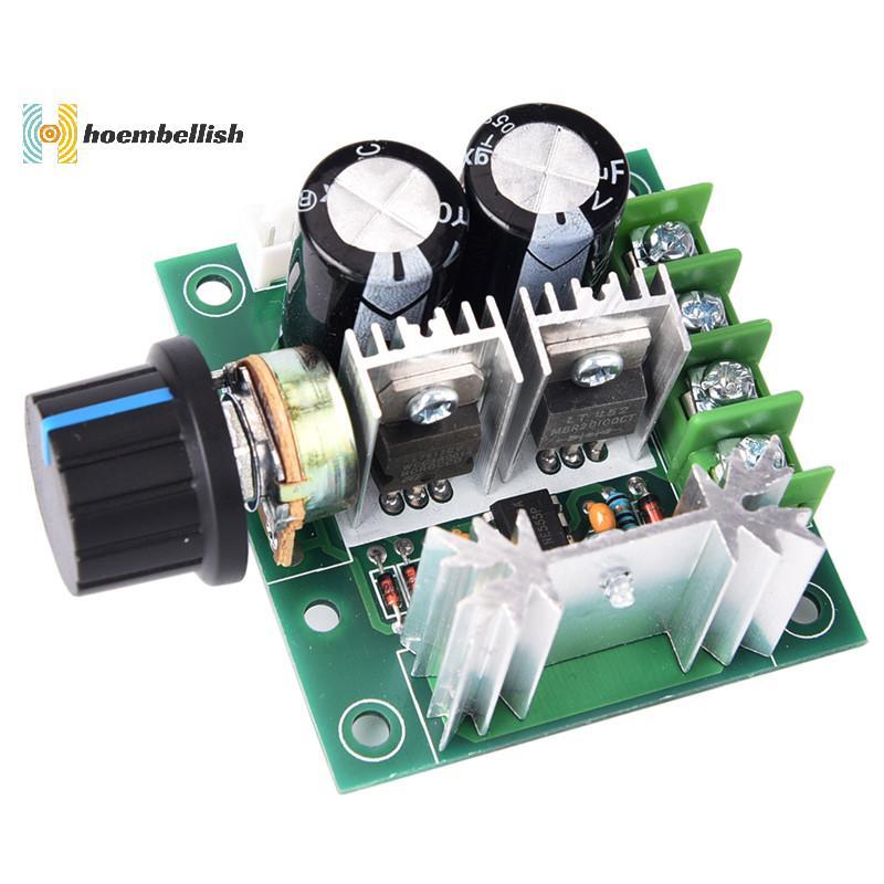 <Hodembellish> 12V ~ 40V 10A PWM DC Motor Speed Control Switch Controller Volt Regulator Dimmer ได้ด