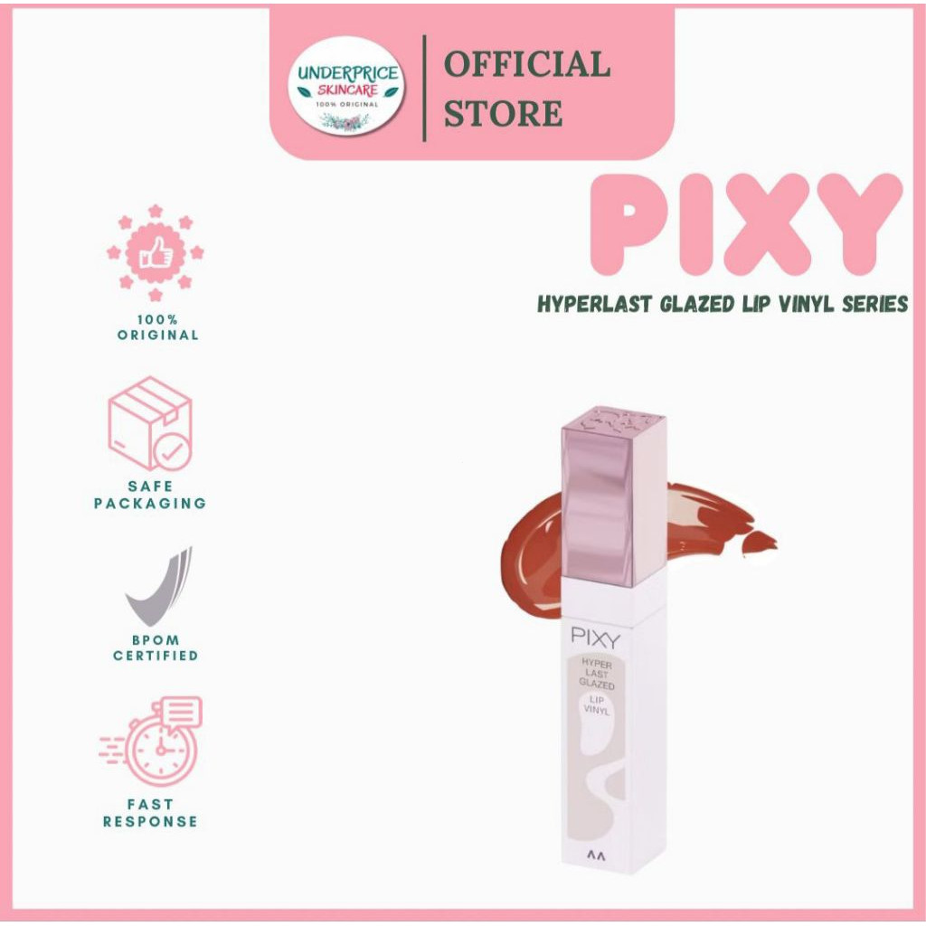Pixy Hyperlast Glazed Lip Vinyl Series