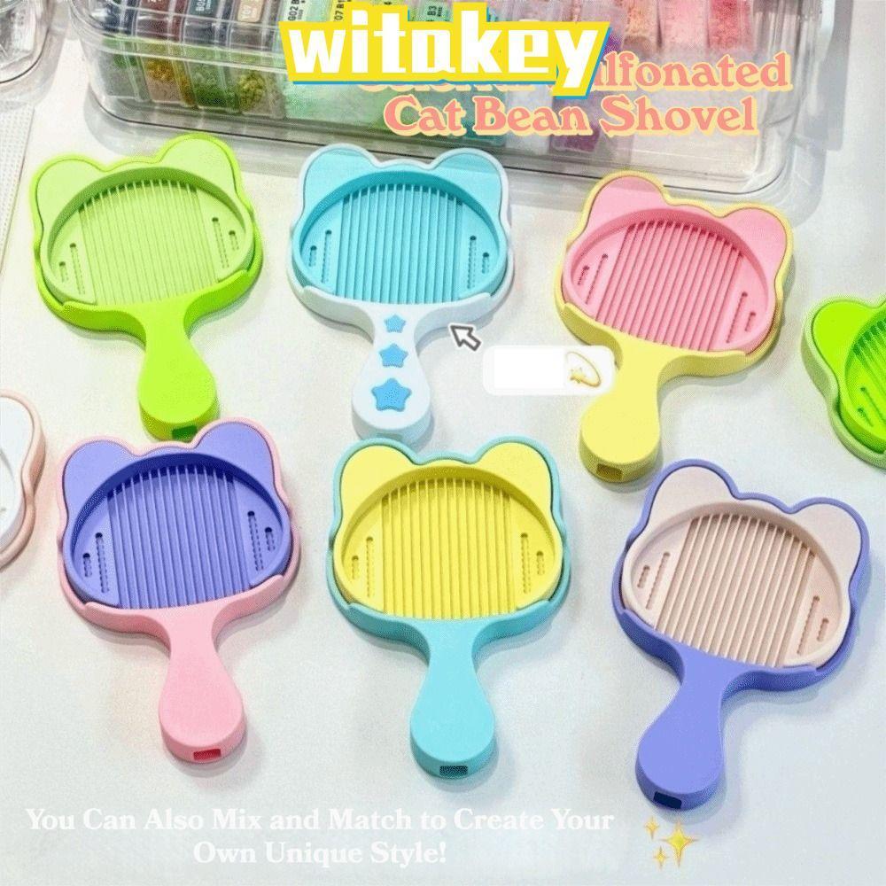 WITAKEY ถาดจัดเรียงลูกปัดฟิวส์ 2.6 มม. รูปแมว มินิ เครื่องมือ DIY งานประดิษฐ์ งานฝีมือ สำหรับเด็ก