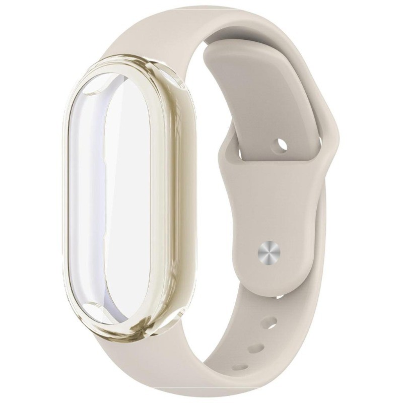 2in1 คลุมทั้งหมดกรณี + สายรัดซิลิโคนสําหรับ Xiaomi Mi รูปที่ 3