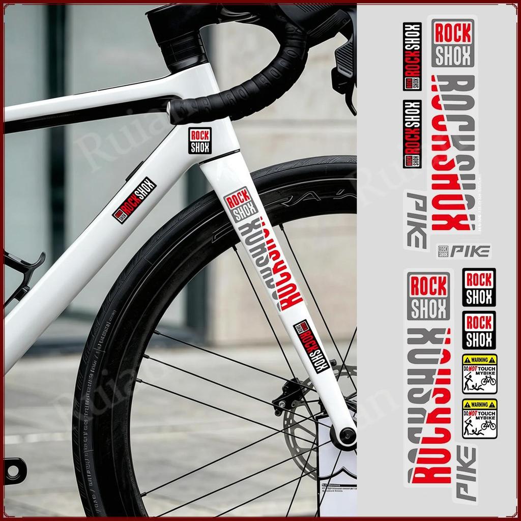 รูปลอกส้อมจักรยาน สติ๊กเกอร์ป้องกันน้ำและรอยขีดข่วน กราฟฟิตี RockShox