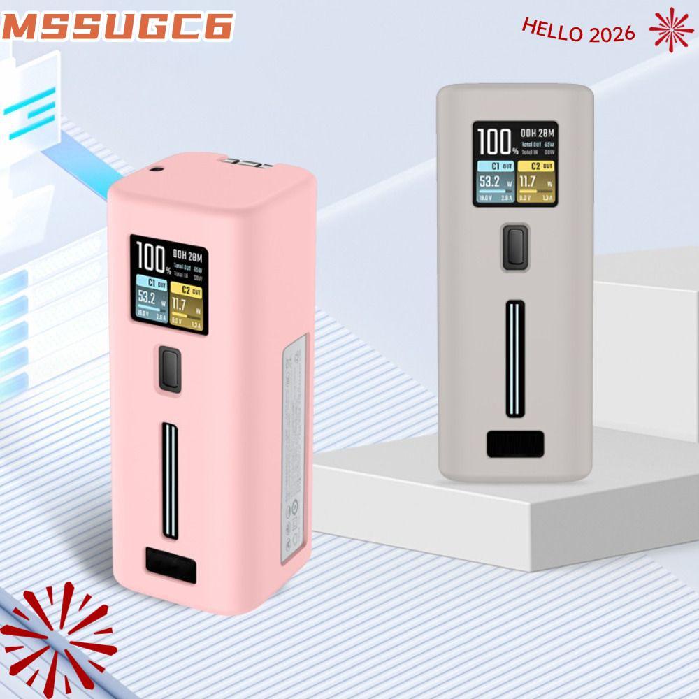 IMSSUG ที่ชาร์จแบบพกพาป้องกัน, กระเป๋าซิลิโคนกันกระแทก, คุณภาพสูงพร้อมเชือกเส้นเล็ก Anti Drop Soft ฝาครอบป้องกันแบบเต็มสําหรับ CUKTECH 10 กลางแจ้ง