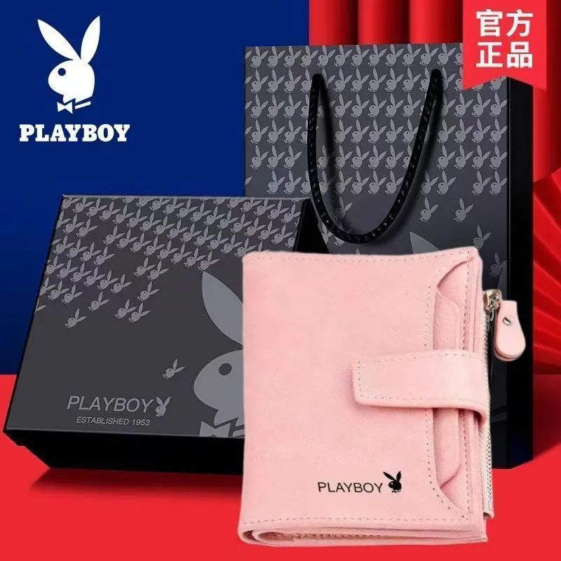 花花公子钱包男新款大容量驾驶证带拉链时尚青年多功能卡包一体4.28Playboy Men's New Large Capacity Wallet with Zipper for Driver's License, Fashionable Youth Multi-Function Card Holder