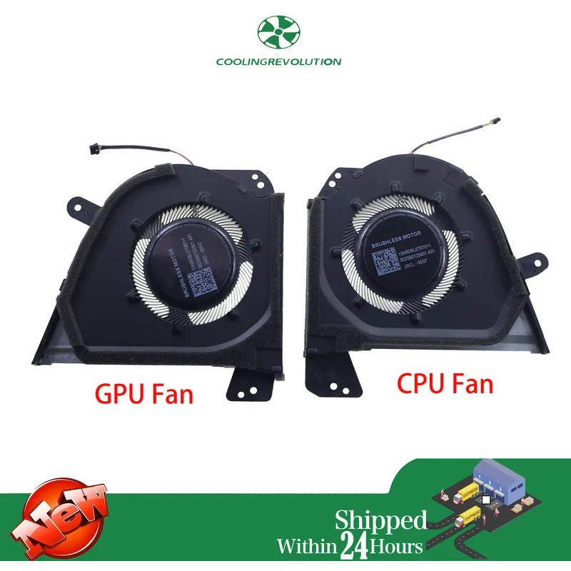 แล็ปท็อป CPU GPU พัดลมระบายความร้อน DC12V 0.6A 4 พินสําหรับ ASUS GU603V 13NR0BL0T06011 13NR0BL0T0701