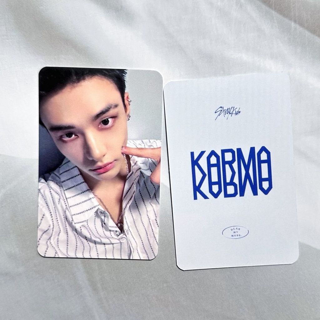 Straykids Photocard KARMA ปกติสี่ dmm Bonus Hyunjin Felix