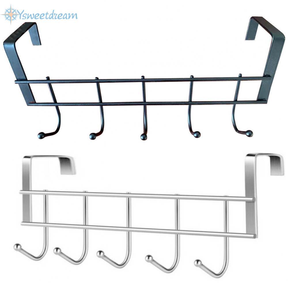 【SWTDRM】Clean and Simple Design Stainless Steel Clothing Hanger Rack for Door Frames