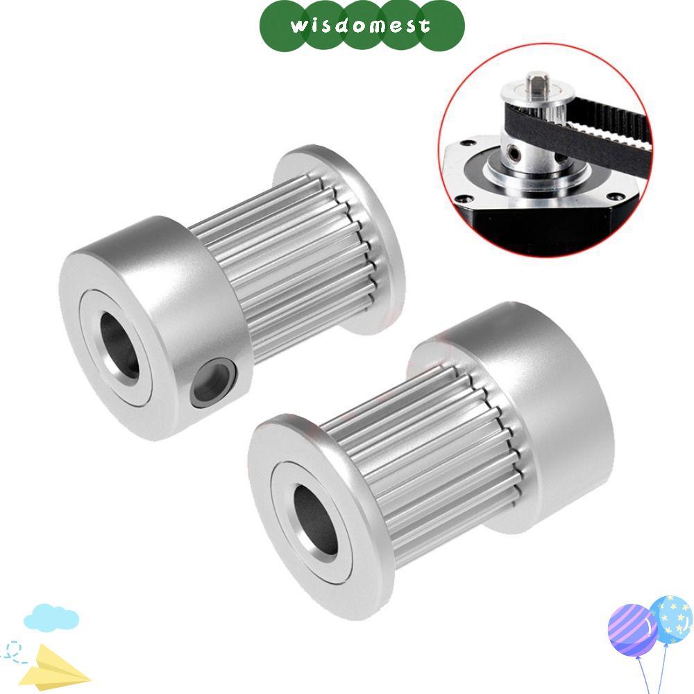 WISDOMEST GT2 Pulley, Timing Pulley Belt Wide 6mm 2GT Pulley, Gear Printer Parts 16 20 36 40 60 Toot