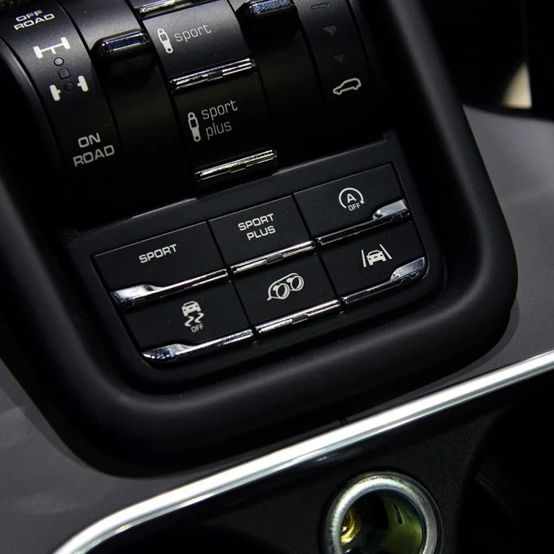 HB รถคอนโซลกลางไดรฟ์โหมด Traction Control Multi Switch ปุ่มกีฬาสําหรับ Porsche Cayenne 7P5 2010-2018 7P5927127
