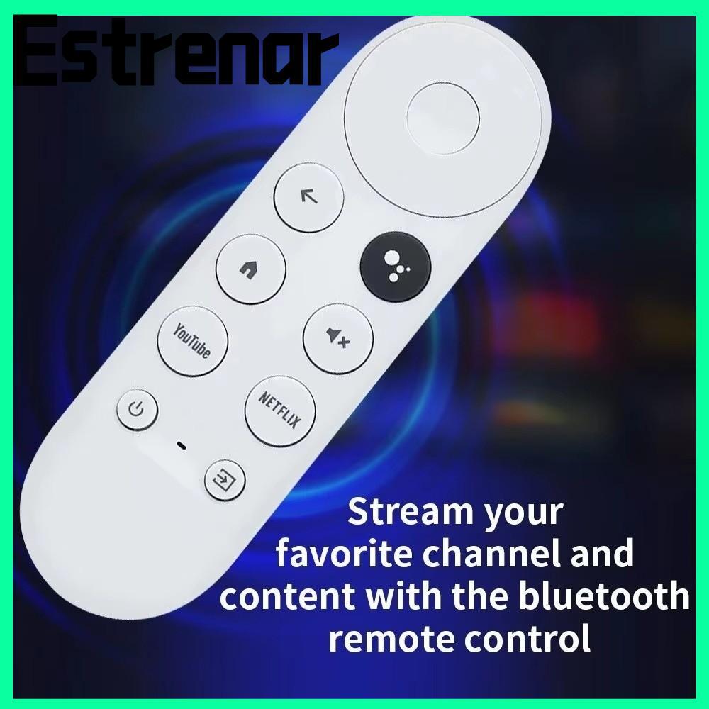 ESTRENAR สําหรับ Google Chromecast Remote, 4K ใช้งานร่วมกับ Snow Color Replacement Voice Remote Cont