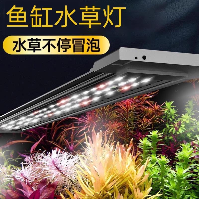 Crazy Aquatic Fish Tank Light led กันน้ําพืชน้ํา Full Spectrum Grass Tank Burst Algae Plant เติมแสง 