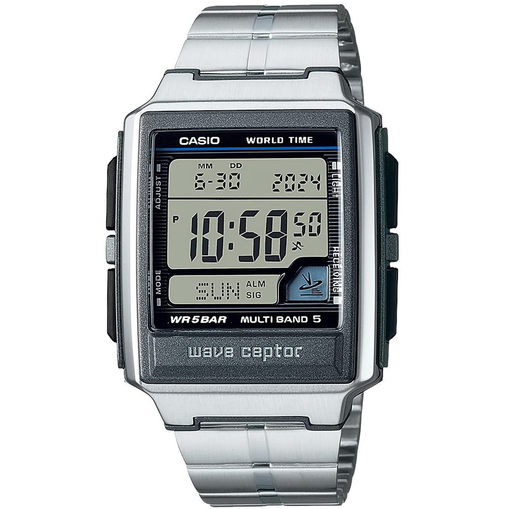 Casio Wave Ceptor Men's Radio Controlled Watch - Model WV-59R-1AJF, Black, Authentic Domestic Versio