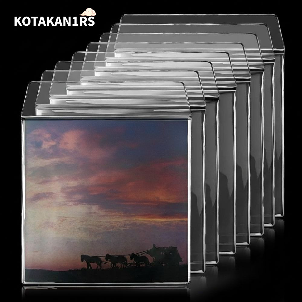 KOTAKAN1RS ปลอกบันทึกไวนิล, ปกบันทึก LP หนา 7/10/12 นิ้ว, บันทึกถุงเก็บบันทึกที่ปิดผนึกได้