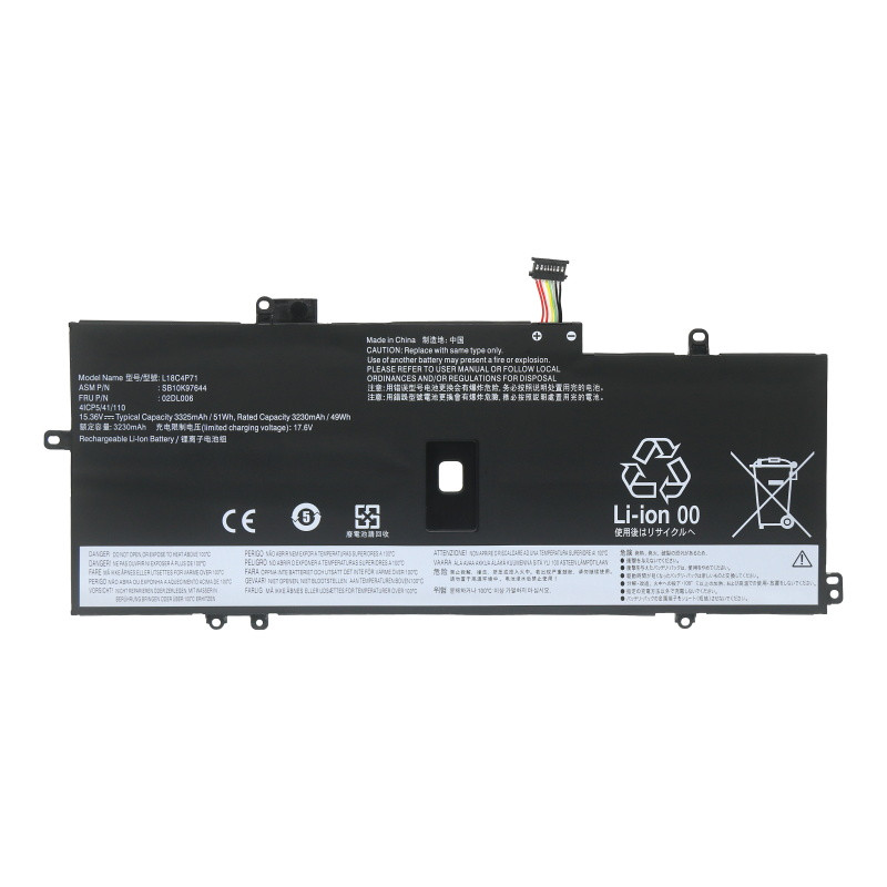 Suitable for Lenovo L18C4P71 L18M4P72 L18L4P71 02DL006 notebook battery