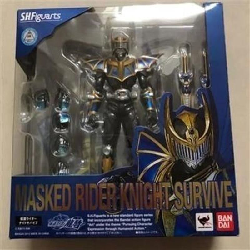 Bandai SHF Masked Superman/Kamen Rider Dragon Rider Shippuden Night Rider Survival Form