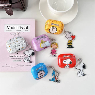 Snoopy Snoopy series สําหรับ Airpods4 Airpods 1/2 3 Pro Pro2 pro3 หูฟังไร้สายบลูทูธป้องกันกรณี AirPods Pro i3 i4 pro3 หูฟังป้องกันกรณี