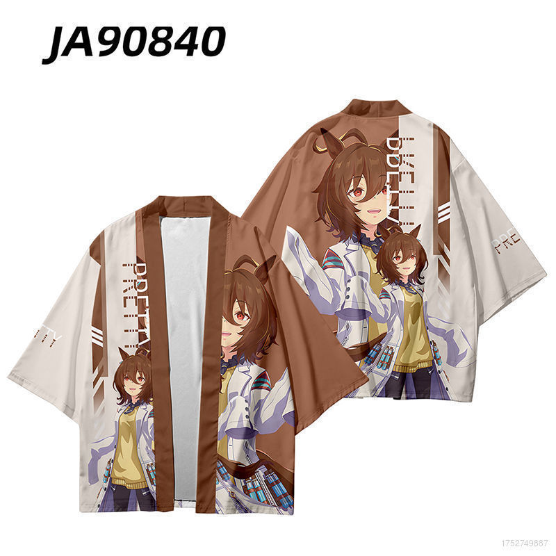 XL YB3 Uma Musume Pretty Derby Agnes Tachyon Cosplay cloth 3D summer T-shirt Anime Short Sleeve Top 