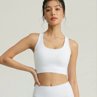 AirActive Yoga Sports Bra Racer Back Wide Shoulder Straps