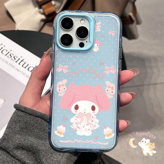 เคสไอโฟน 13 สำหรับ IPhone 11 16 17 14 12 15 Pro Max 14 16 15 Plus 12 15 14 16 13 11 Pro เคสโทรศัพท์การ์ตูนเมลโลดี