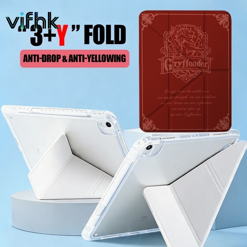 TRI Trifold + Y-Type Design, เคส Samsung คุณภาพดีที่สุด, ลาย Magic Academy ใช้ได้กับ A9+ 11", A11+ 1