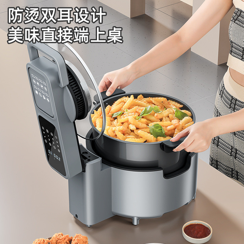 French Fries Fryer เตาอบไฟฟ้า Video Fryer มัลติฟังก์ชั่น Airfryer เครื่องใช้ในครัวเรือน Fryer ไฟฟ้า 