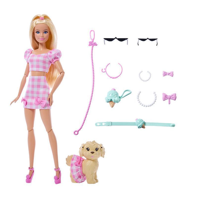 [Mattel] Barbie Barbie Fleece Good Time Series Vitality Poodle Girl Toy Gift Toy