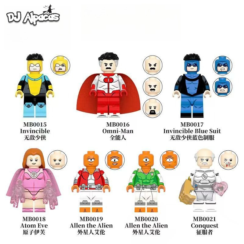 มินิฟิกเกอร์ Invincible Toy ตุ๊กตา Omni-Man สะสม