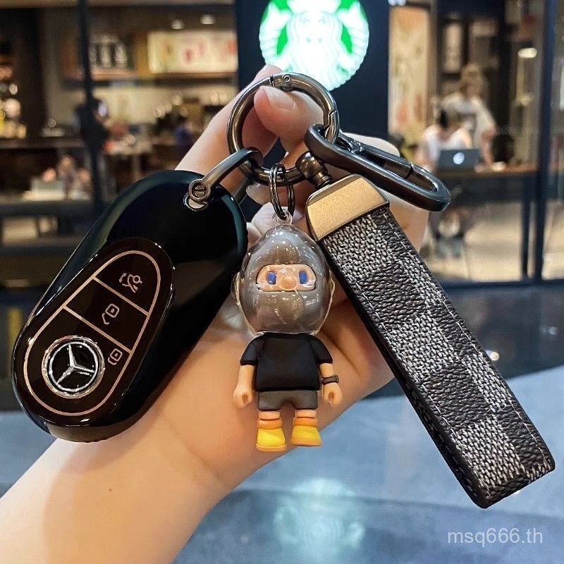 ยอดนิยม Mercedes-Benz EQE350 Key Case EQE suv Pioneer หรูหราใหม่พลังงานรถภายนอกกรณี Key Case Buckle 