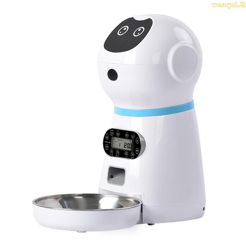 Weroyal อัตโนมัติสําหรับ Cat Feeder Timed สําหรับ Cat Feeder พร้อม LCD Screen Timer Dual Power S