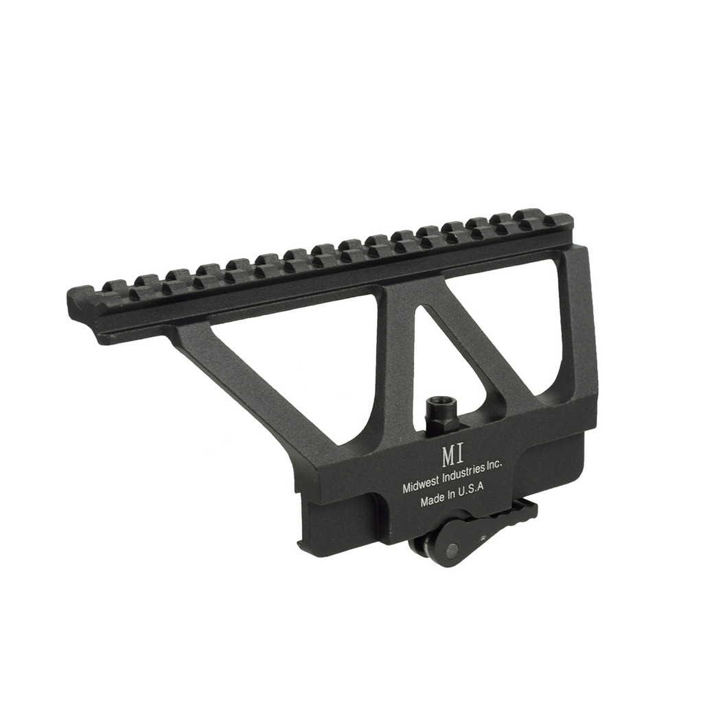 AK105 คู่มือรางอลูมิเนียม 20mmAK74 Quick Release ด้านข้างรางเอียงวงเล็บ AK74U คู่มือรางเล็งวงเล็บกระ