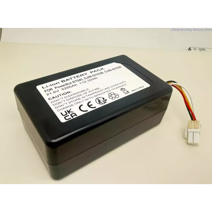 ALLCCX 21.6V 5000mAh/6000mAh /7000mAh แบตเตอรี่ DJ96-00193B, DJ96-00193E สําหรับ Samsung PowerBot Cy