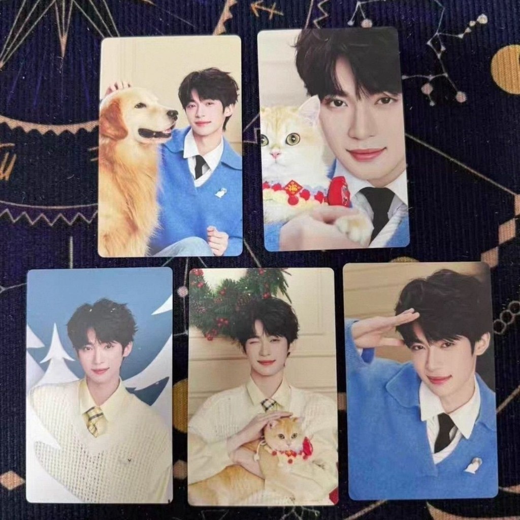 Ziyu Netease Selected Ziyu โฟโต้การ์ดแบรนด์ร่วมชุดโฟโต้การ์ด Ziyu 5 ชิ้น