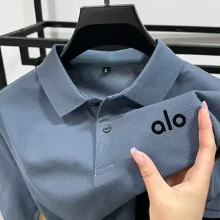 ผู้ชายแขนสั้นเสื้อโปโลฤดูร้อนสไตล์ใหม่เกาหลีรุ่นLapel Letterเย็บปักถักร้อยหล่อหลวมสบายๆธุรกิจAll-Match