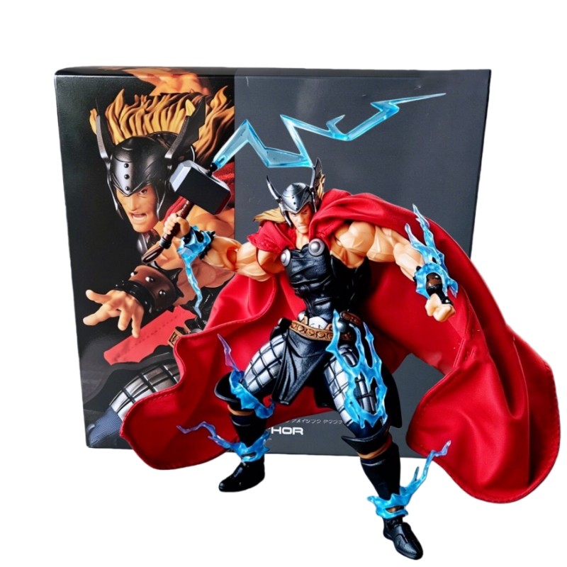 โค Revoltech Amazing Yamaguchi Thor PVC Action Figure ของเล่นสะสมของขวัญวันเกิดสําหรับแฟนเด็กผู้ใหญ่