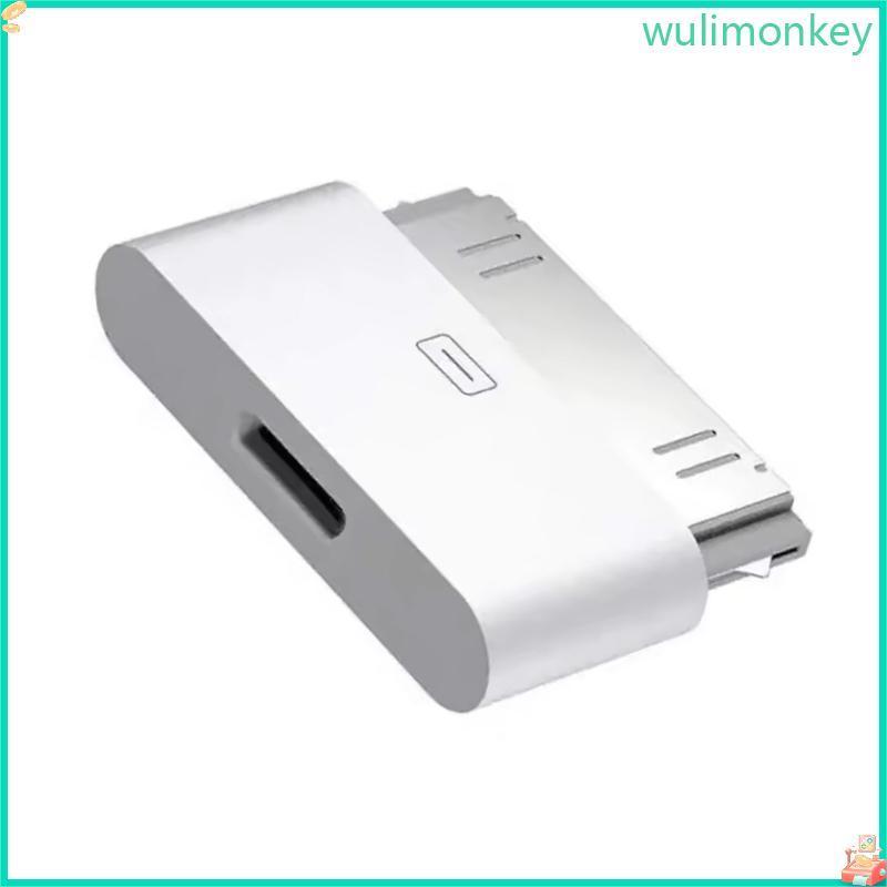 WU 30Pin To USB C 8Pin อะแดปเตอร์สายเคเบิลสําหรับ Vintages ผลิตภัณฑ์รวมทั้ง Pad 1 2 3 และโทรศัพท์ 4 