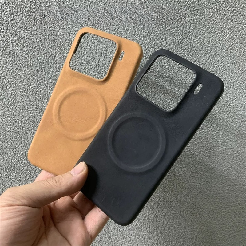ใหม่สําหรับVIVO Z9 Z10 Z11 Tubor Pro Plus V40 Pro Neo 9 9s 10 11 Pro 10R S19 S30 S50 Pro Miniแม่เหล็กหรูหราSheepskin Hardเคสโทรศัพท์ครึ่งแพ็คAnti Fall Cover