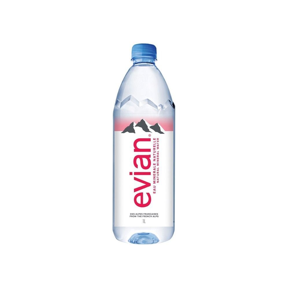 [สินค้าส่งด่วน] เอเวียงน้ำแร่ธรรมชาติ 1000มล. EVIAN NATURAL MINERAL WATER 1 LT.