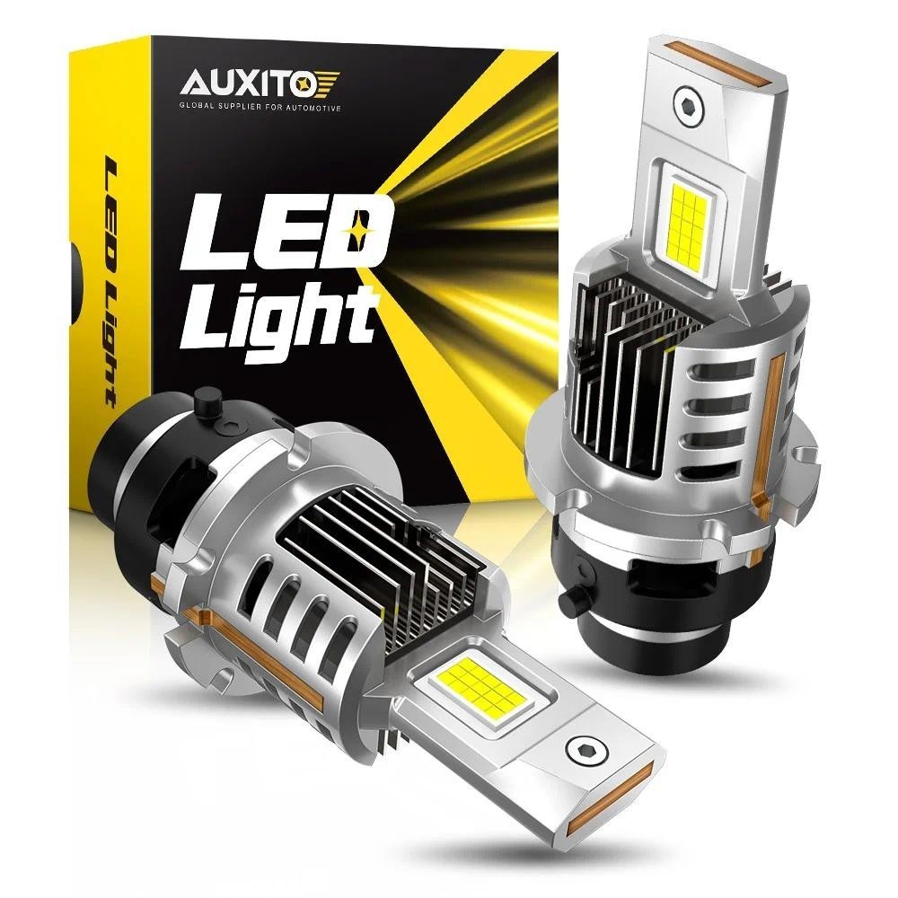 AUXITO 2 ชิ้น Canbus D4S ไฟหน้ารถ LED ไม่มีข้อผิดพลาด D2S ไฟ LED สําหรับ VW Jetta Nissan Mitsubishi 