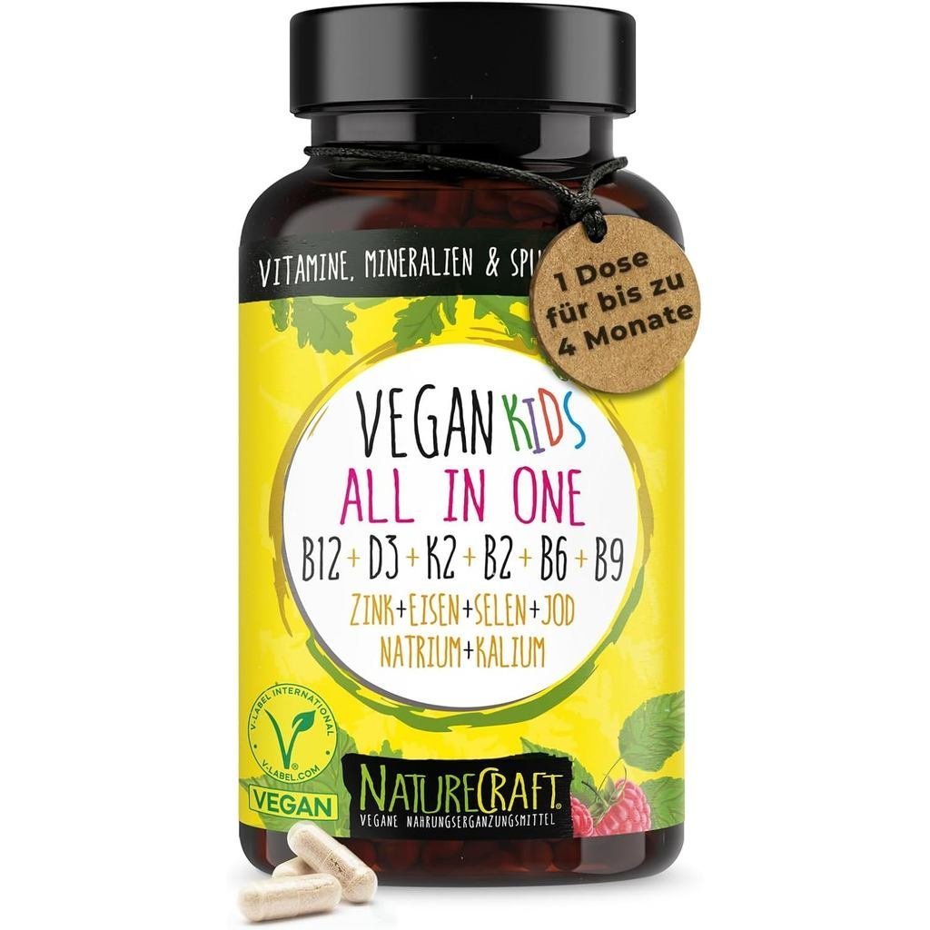 Allin B12+D3+K2+B6+B9 Embryo Folic Acid+Zinc+Iron+Selenium+Sodium+Potassium+Iodine Vitamins Compound