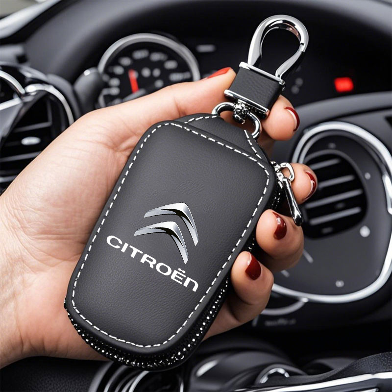 กระเป๋ากุญแจรถผู้ชายและผู้หญิงรถ Mini Key สําหรับ Citroen C1 C2 C3 C4 C5 C6 C8 C4L DS3 DS4 DS4 DS5 D