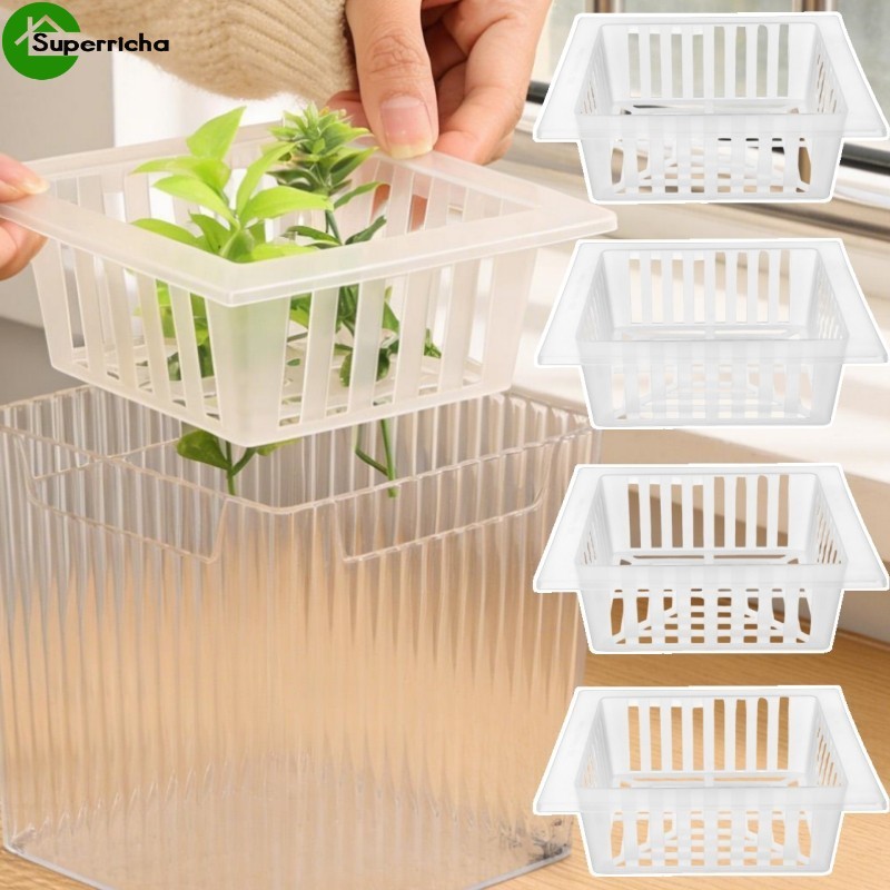 [Ultra] 5-2 ชิ้น Square Plant Nursery Pot - Tulips Bulb Planting Basket - Plantless Nursery Flowerpo