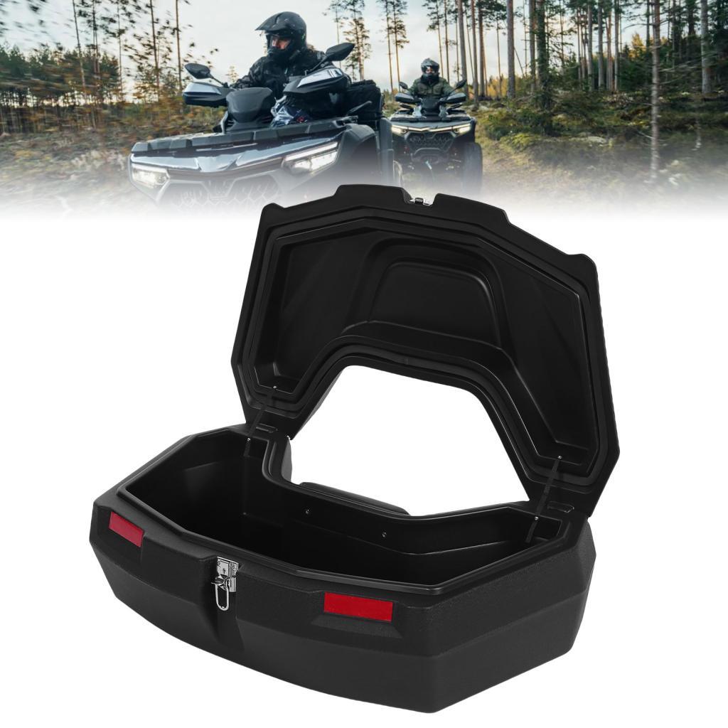 Sinhopsa Depisuta 98L ATV กล่องเก็บของด้านหลัง Water proof Rack Cargo พร้อมพนักพิงเบาะและล็อคใช้งานร