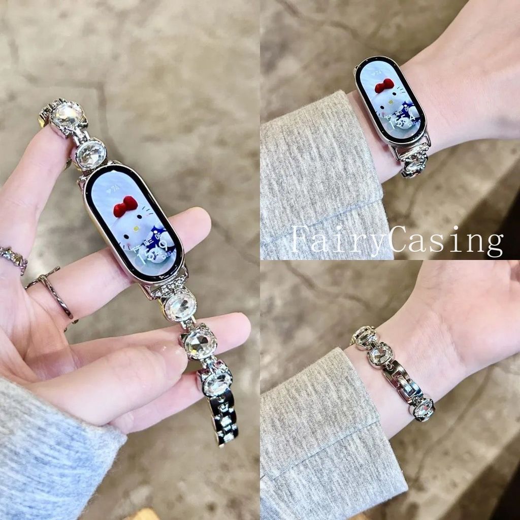 แมวประกายเพทายสายโลหะสําหรับ เสี่ยวหมี่ วงดนตรี 10 9 8 7