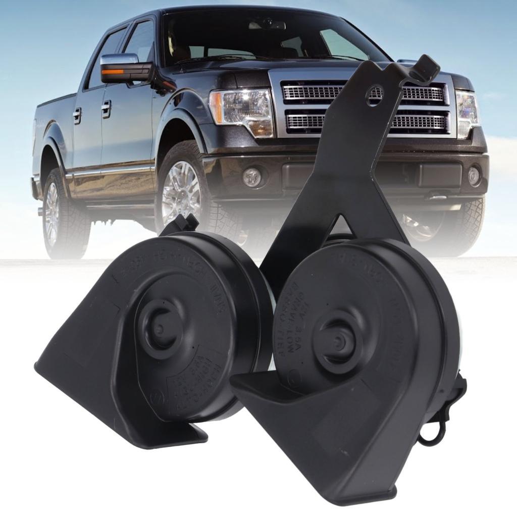 Loloshop1 รถ Dual Horn Assembly 42V-56V พร้อมขายึด 9L3Z 13832 IP67 Weatherproof Clear Loud Replaceme