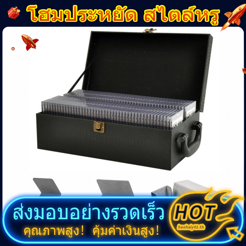 กล่องเก็บการ์ด(หนัง Velour) / กระเป๋าถือ (หนัง) สําหรับผู้ถือบัตรแม่เหล็ก / PSA / BGS