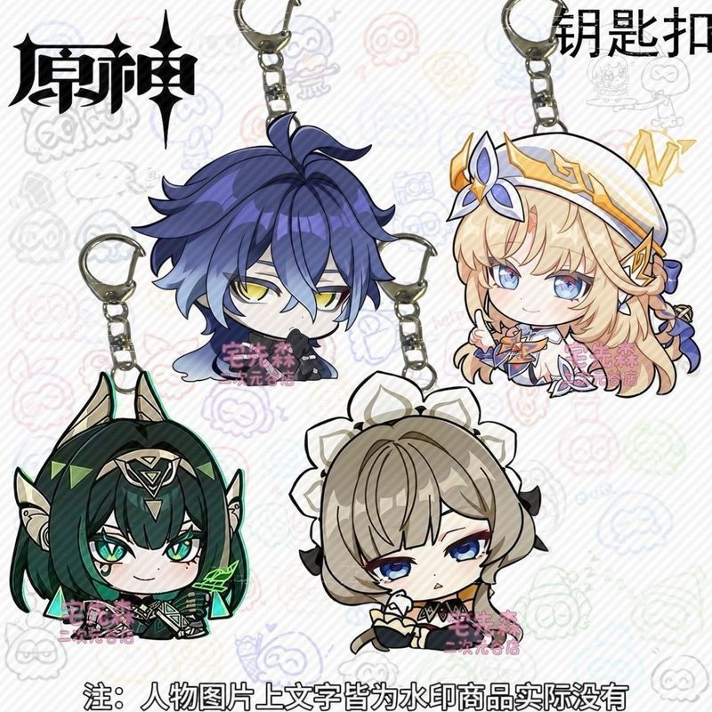 Genshin Impact/Nicole/Lohen/Nefer/Sandrone/Nicole สินค้า Philips Nicole Puppet พวงกุญแจ/oikj